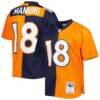 Peyton Manning Denver Broncos Mitchell & Ness 2015 Split Legacy Replica Jersey - - Front View