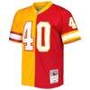 Mike Alstott Tampa Bay Buccaneers Mitchell & Ness 1996 Split Legacy Replica Jersey - - Side View