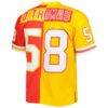 Derrick Thomas Kansas City Chiefs Mitchell & Ness 1994 Split Legacy Replica Jersey - - Detail View