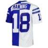 Peyton Manning Indianapolis Colts Mitchell & Ness 1998 Split Legacy Replica Jersey - - Detail View