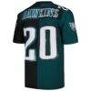 Brian Dawkins Philadelphia Eagles Mitchell & Ness 2004 Split Legacy Replica Jersey - - Detail View