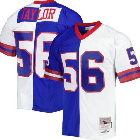Lawrence Taylor New York Giants Mitchell & Ness 1986 Split Legacy Replica Jersey - - Front View