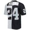 Charles Woodson Las Vegas Raiders Mitchell & Ness 1998 Split Legacy Replica Jersey - - Front View