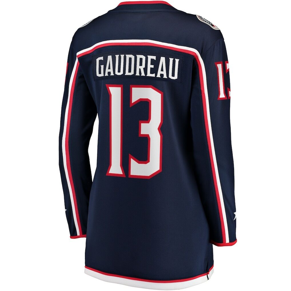 Johnny Gaudreau Columbus Blue Jackets Fashion7 Women's Breakaway Player Jersey
