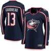 Johnny Gaudreau Columbus Blue Jackets Fashion7 Women's Breakaway Player Jersey - Navy - Front View