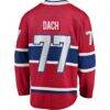 Kirby Dach Montreal Canadiens Fashion7 Home Breakaway Player Jersey - Red - Detail View