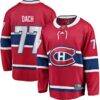 Kirby Dach Montreal Canadiens Fashion7 Home Breakaway Player Jersey - Red - Front View