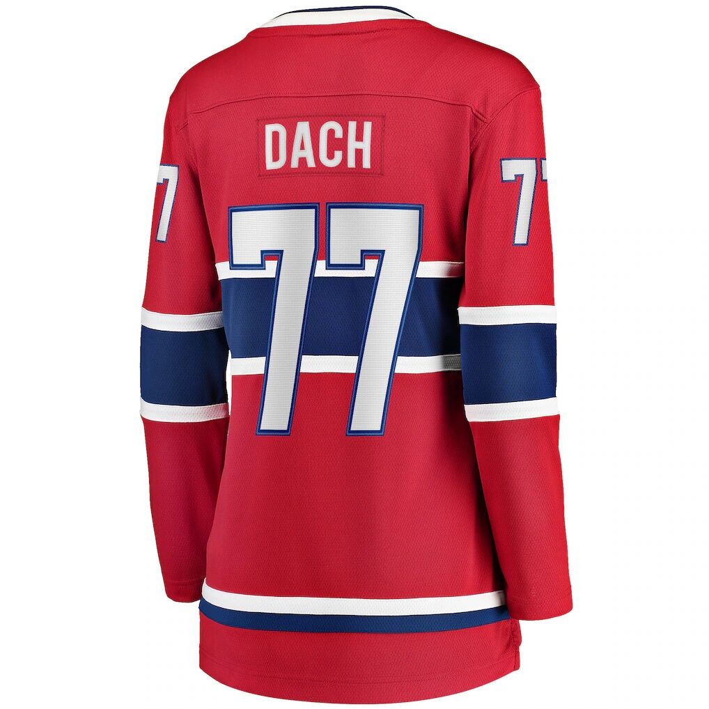 Kirby Dach Montreal Canadiens Fashion7 Women's Home Breakaway Player Jersey