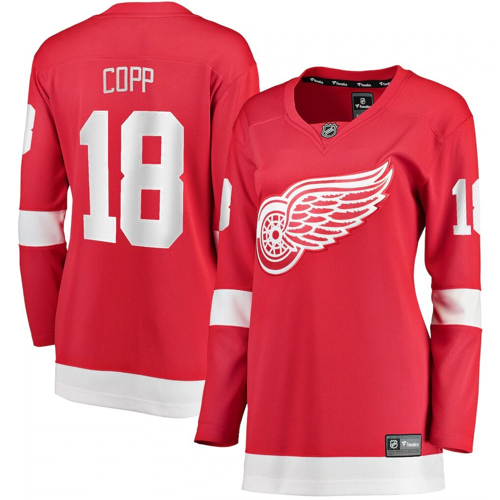 Andrew Copp Detroit Red Wings Fashion7 Women's Home Breakaway Player Jersey