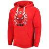 Chicago Bulls Sportiqe Unisex Athos Olson Tri-Blend Pullover Hoodie - Red - Side View