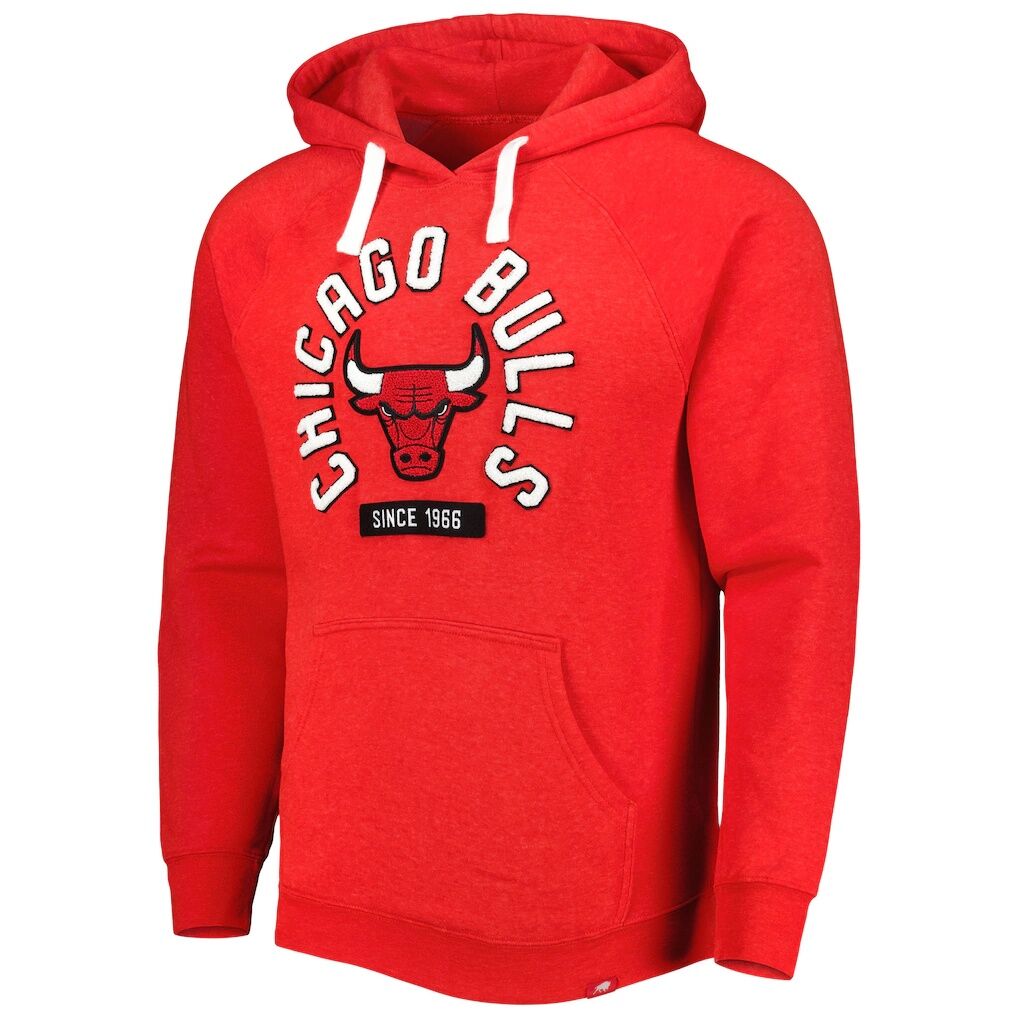 Chicago Bulls Sportiqe Unisex Athos Olson Tri-Blend Pullover Hoodie