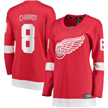 Ben Chiarot Detroit Red Wings Fashion7 Women's Home Breakaway Player Jersey - Red - Front View