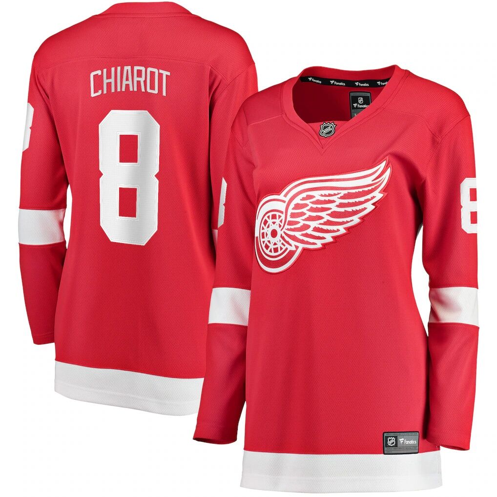 Ben Chiarot Detroit Red Wings Fashion7 Women's Home Breakaway Player Jersey