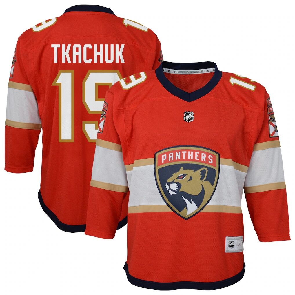Matthew Tkachuk Florida Panthers Youth Home Replica Player Jersey