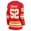 MacKenzie Weegar Calgary Flames Fashion7 Women's Home Breakaway Player Jersey - Red - Detail View