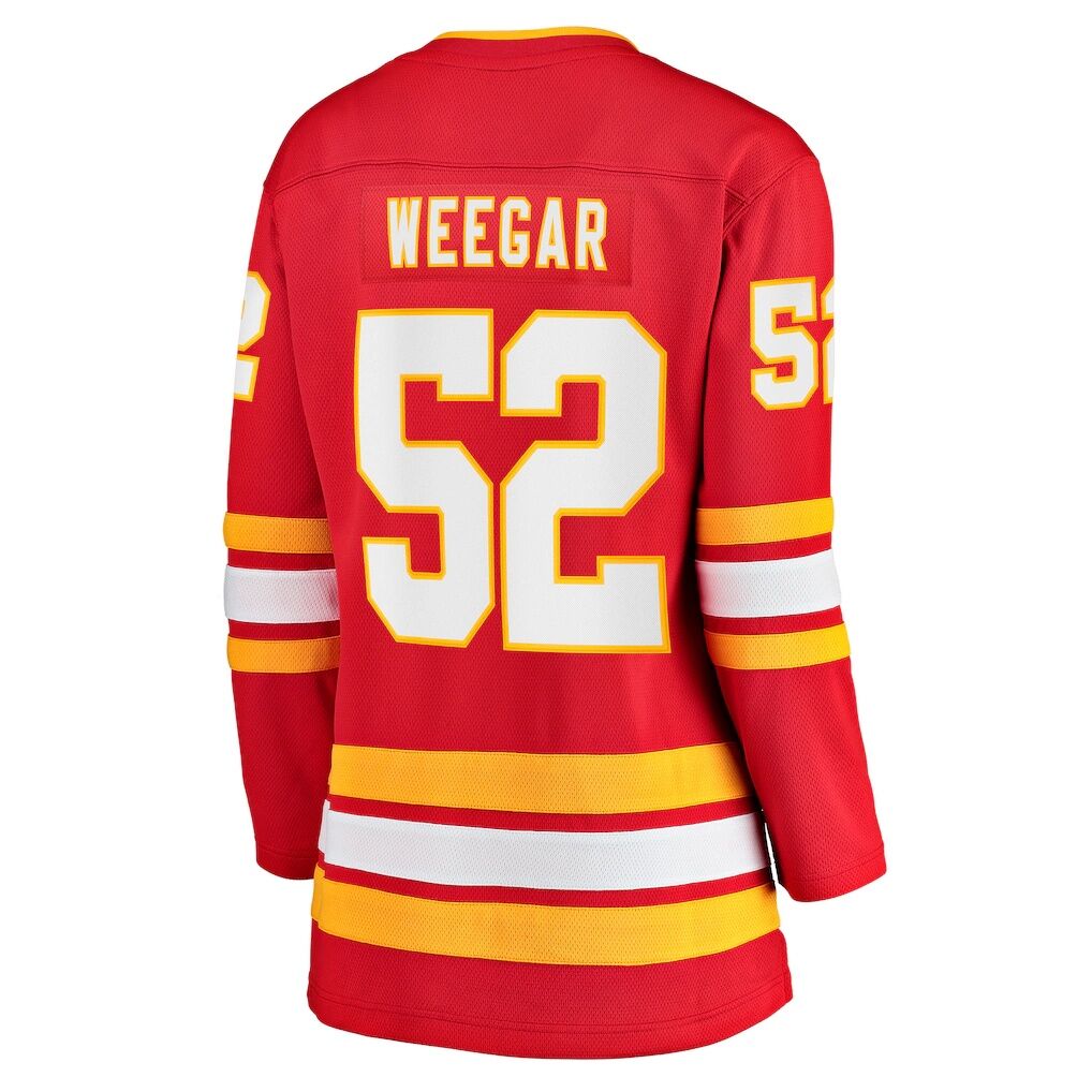 MacKenzie Weegar Calgary Flames Fashion7 Women's Home Breakaway Player Jersey