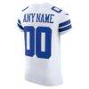 Dallas Cowboys Nike Vapor F.U.S.E. Elite Custom Jersey - White - Detail View