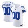 Dallas Cowboys Nike Vapor F.U.S.E. Elite Custom Jersey - White - Front View