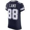 CeeDee Lamb Dallas Cowboys Nike Team Vapor F.U.S.E. Elite Jersey - Navy - Detail View