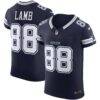 CeeDee Lamb Dallas Cowboys Nike Team Vapor F.U.S.E. Elite Jersey - Navy - Front View
