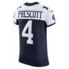 Dak Prescott Dallas Cowboys Nike Alternate Vapor F.U.S.E. Elite Jersey - Navy - Detail View