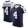 Dak Prescott Dallas Cowboys Nike Alternate Vapor F.U.S.E. Elite Jersey - Navy - Front View