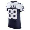CeeDee Lamb Dallas Cowboys Nike Alternate Vapor F.U.S.E. Elite Jersey - Navy - Alt2