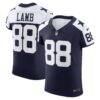 CeeDee Lamb Dallas Cowboys Nike Alternate Vapor F.U.S.E. Elite Jersey - Navy - Front View