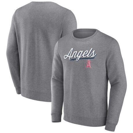 Los Angeles Angels Fashion7 Simplicity Pullover Sweatshirt - - Front View