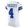 Dak Prescott Dallas Cowboys Nike Vapor F.U.S.E. Elite Jersey - White - Alt2