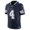 Dak Prescott Dallas Cowboys Nike Vapor F.U.S.E. Limited Jersey - Navy - Side View
