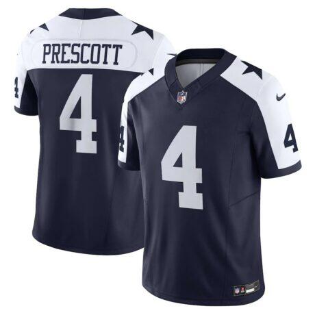 Dak Prescott Dallas Cowboys Nike Vapor F.U.S.E. Limited Jersey - Navy - Front View
