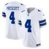 Dak Prescott Dallas Cowboys Nike Vapor F.U.S.E. Limited Jersey - White - Front View