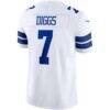 Trevon Diggs Dallas Cowboys Nike Vapor F.U.S.E. Limited Jersey - White - Detail View