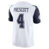 Dak Prescott Dallas Cowboys Nike Vapor F.U.S.E. Limited Jersey - White - Detail View