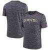 New Orleans Saints Nike Velocity Performance T-Shirt - Black - Front View