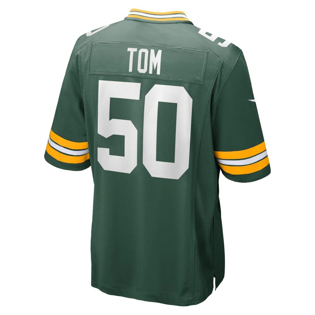 Zach Tom Green Bay Packers Nike Game Player Jersey