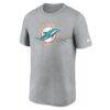 Miami Dolphins Nike Primetime Legend Dri-FIT T-Shirt - Heather Charcoal - Side View