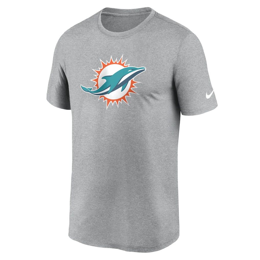 Miami Dolphins Nike Primetime Legend Dri-FIT T-Shirt - Heather Charcoal