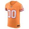 Tampa Bay Buccaneers Nike Vapor F.U.S.E. Elite Custom Jersey - Orange - Side View