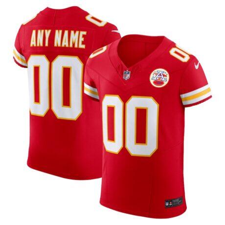 Kansas City Chiefs Nike Vapor F.U.S.E. Elite Custom Jersey - Red - Front View