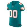 Miami Dolphins Nike Alternate Vapor F.U.S.E. Elite Custom Jersey - - Side View