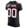Atlanta Falcons Nike Vapor F.U.S.E. Elite Custom Jersey - Black - Detail View