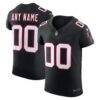 Atlanta Falcons Nike Vapor F.U.S.E. Elite Custom Jersey - Black - Front View