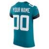 Jacksonville Jaguars Nike Vapor F.U.S.E. Elite Custom Jersey - Teal - Detail View