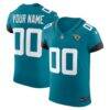 Jacksonville Jaguars Nike Vapor F.U.S.E. Elite Custom Jersey - Teal - Front View