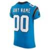 Carolina Panthers Nike Vapor F.U.S.E. Elite Custom Jersey - Blue - Detail View