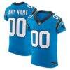 Carolina Panthers Nike Vapor F.U.S.E. Elite Custom Jersey - Blue - Front View