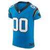 Carolina Panthers Nike Vapor F.U.S.E. Elite Custom Jersey - Blue - Side View