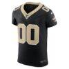 New Orleans Saints Nike Vapor F.U.S.E. Elite Custom Jersey - Black - Side View